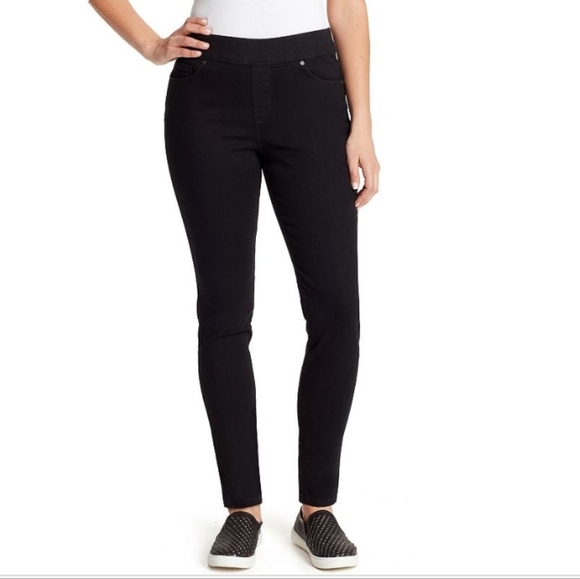 Women's Gloria Vanderbilt Avery Pull-on Ponte Pants, Size: 14 Short, Black - Picture 1 of 1